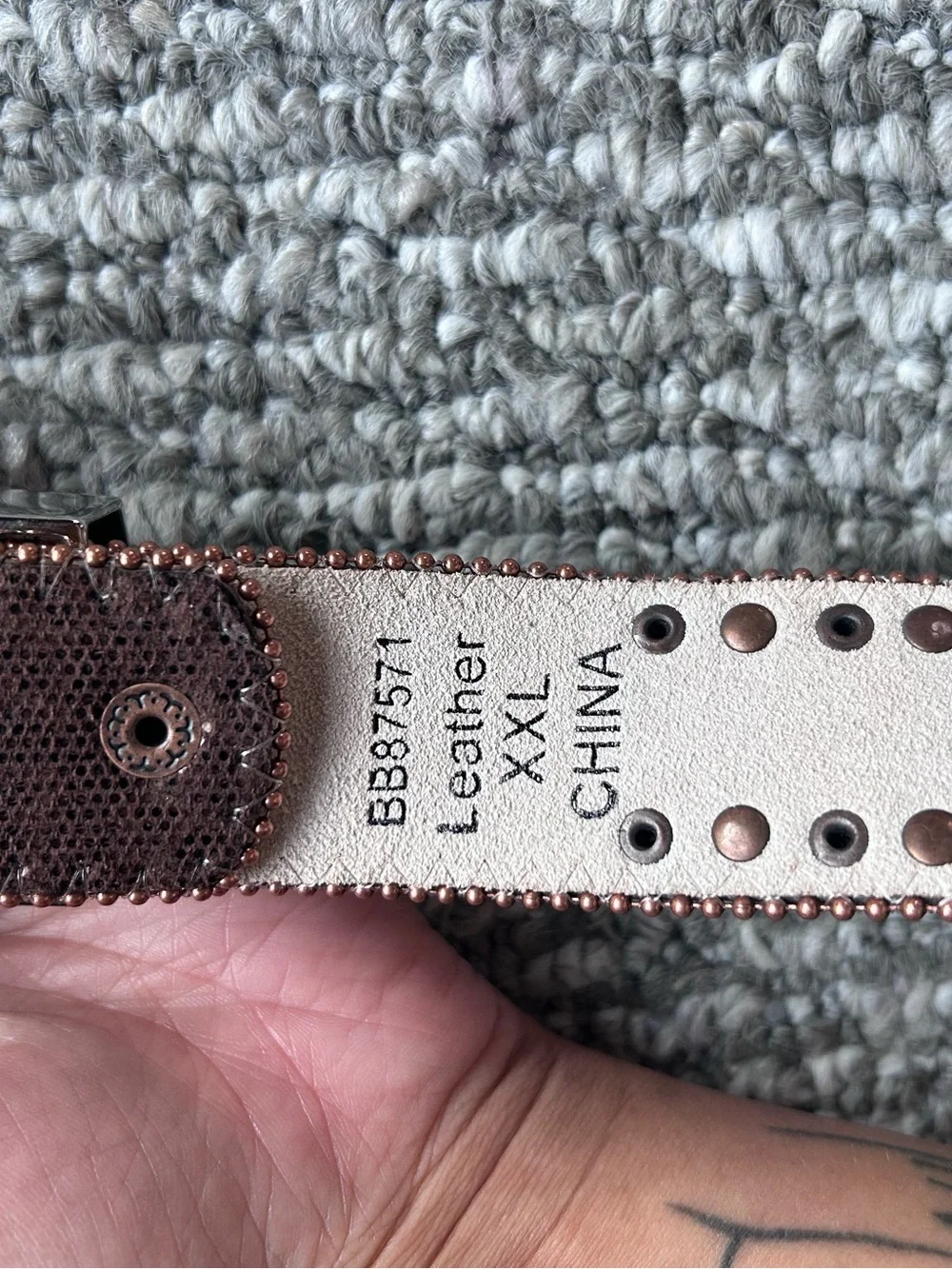 Embellished Brown Women’s Fashion Belt